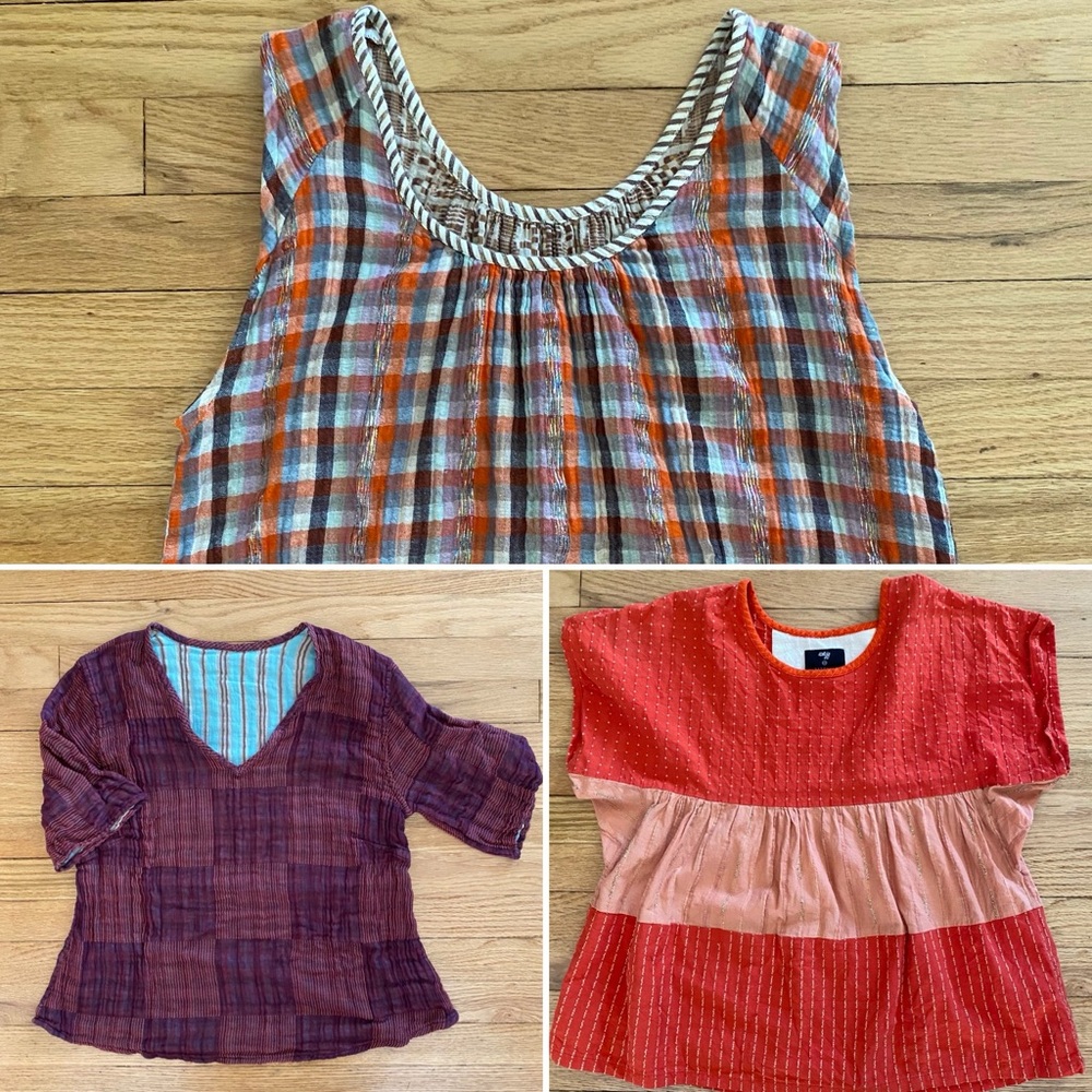 Lot of 3 Ace&Jig tops